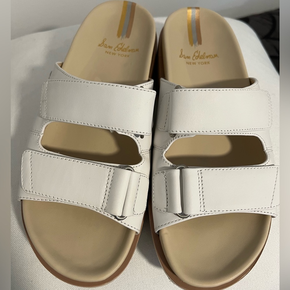 Sam Edelman White Mules